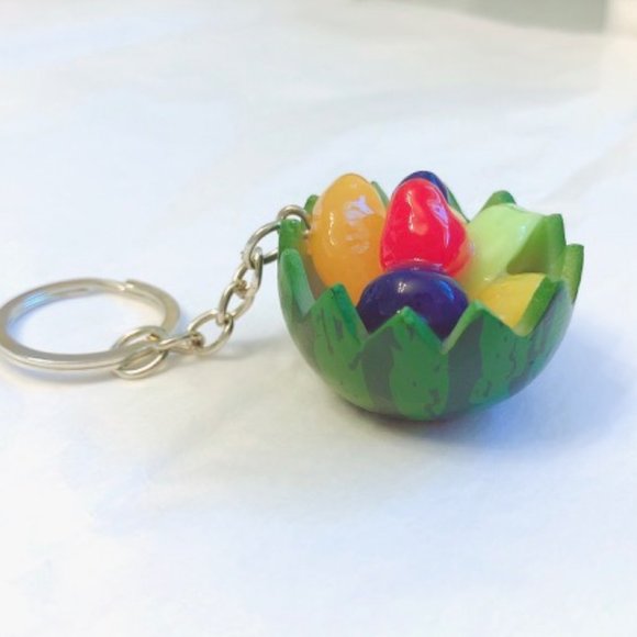 NEW Watermelon Keychain Fruit Keychain Resin - Picture 1 of 14